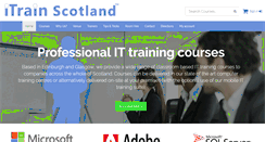 Desktop Screenshot of itrainscotland.co.uk