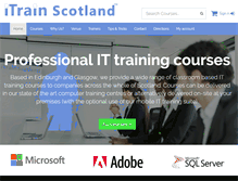 Tablet Screenshot of itrainscotland.co.uk